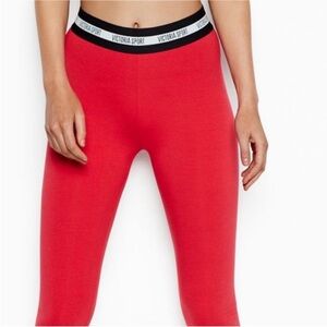 EUC! Victoria Sport Tape Waistband Legging